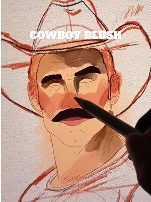 OK, so we’re adding the base blush to this cowboy who is totally dressed head to toe. Can you believe it? I’m doing this portrait art on the app called procreate. Best art app if you ask me. Yeehaw. ##Art##Artwork##WesternArt##Paint##Painting##DigitalArt##DigitalPainting##DigitalPaint##Draw##Drawing##DigitalDraw##DigitalDrawing##ArtProcess##CowboyArt##CowboyAndArt##WIPart##WorkInProgressArt##Cowboys##OriginalCharacter##Doodle##Doodling##DigitalDoodling##RoughSketch##Sketch##Sketching##UtahArt##UtahArtist##ArtistsInUtah##TimeLapseArt##MyArt##tomoffinland##MyAesthetic##ArtAesthetic##PaintingAesthetic##CowboyAesthetic##AestheticAF##NoMoreTurkeyDinners##ILoveCowboys##BrokebackMountain##arttok##artok##artistsoftiktok##Illustration##Illustrator##PortraitArt##PortraitArtist##DigitalPortraitArtist##DigitalIllustration##DigitalIllustrator##thisismyart