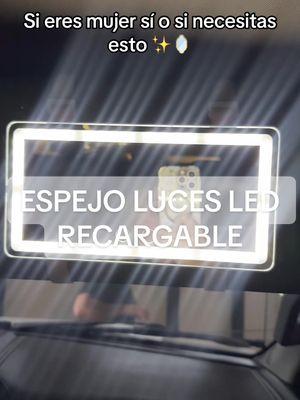 Espejo led accesorio para carro muy útil #espejoled #accesoriosparacoche #caraccessories #sunvisorvanitymirror #newyearnewaura 