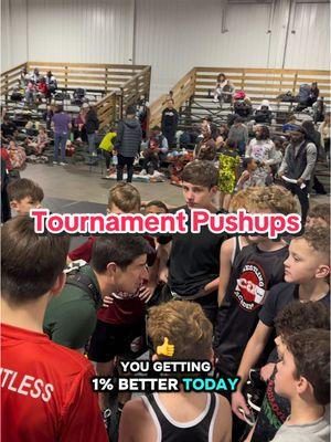 How many pushups did Coach Joe end up doing?! #c2x #⚫️🔴 #livelimitless #wintheday #professionals #coachesoftiktok #pushupchallenge #wrestlingtiktok #youthwrestling #youthtournament #wrestling #sc #motivational 