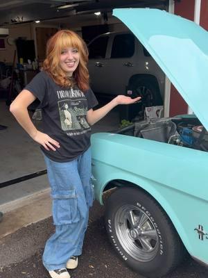 Who cares about gas mileage on a daily driver anyway??!! #cargirl #carmods #ford #mustang #mustanggirl #1966mustang #builtnotbought #smallblockford #289 #fatherdaughter #fatherdaughterbuild #classic #classiccar #classicmustang #insperational #fordgirl 