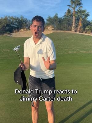 Donald Trump reacts to Jimmy Carter death #donaldtrump #trump #jimmycarter #president #impression #usa #voice #maralago 