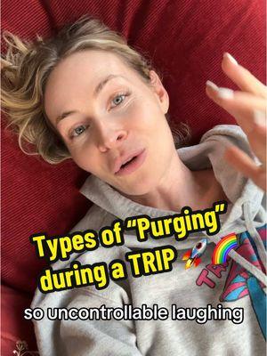 Types of Purging on a TRIP 🚀🌈 #trip #triptips #purge #purging #energetic #spiritual #energy #spiritualtok #mushrooms #mushroomsociety #lucy #fypシ #tripping 