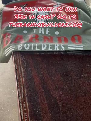 Just over here giving away 35,000 in cash at TheBarndoBuilders.com#thebarndobuilders #barndominium #barndo #barndominiumliving #barndominiumlife #barndo #farmhouse #metalbuilding #barndominiums #garage #customshop #mancave 