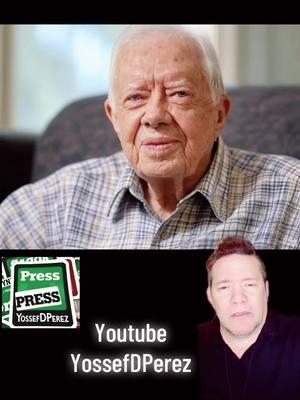 #greenscreen MUERE JIMMY CARTER #PRESIDENTS #PRESIDENTE #noticiasen1minuto #comentarista #periodismo #yossefdperez 