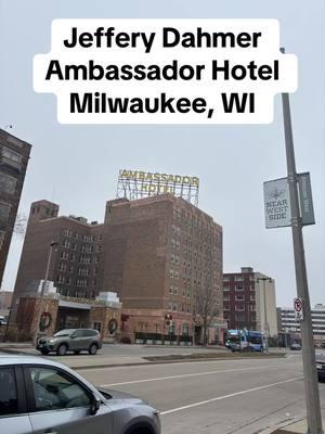 First time in Milwaukee, WI and I stay here 🤯 #jeffreydahmer #jefferey #dahmer #ambassadorhotel #milwaukee  #wisconsin 