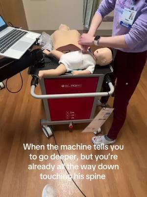 Pediatric CPR requires a lot of practice 🍼👶🏻 @Rebecca chuy  link in bio to become a certified medical assistant in 4 months 100% online #pediatrics #cpr #fyp #cprtraining 