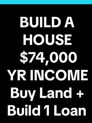 Building a House. Buy Land + Build a Home with 1 Loan. Min 620 Score. #buildingahouse #house #buildahome #Home #barndo #barndominium #newhousebuild #mortgage #loan #va #valoan #fhaloan #firsttimehomebuyer #build 