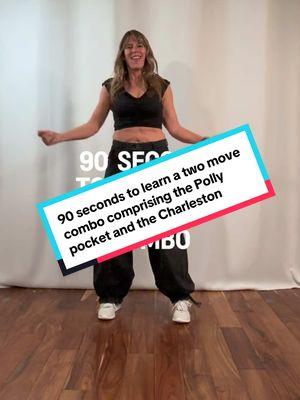 90 seconds to learn a two move combo comprising the Polly pocket and the Charleston #Shuffle #shuffledance #shuffletutorial #learntoshuffle #beginnershuffler #howtoshuffle #midlifeshuffle 