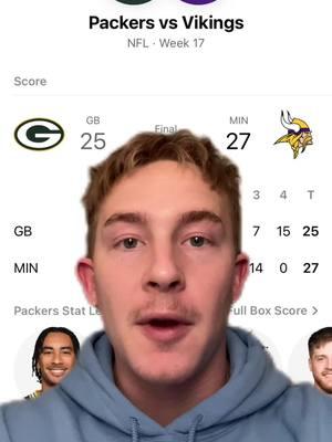 #greenscreen The kicking was worrying tho #vikings #kevinoconnell #packers #mattlafleur #samdarnold #justinjefferson #skol #nfcnorth 