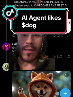 #greenscreen i never know whats going on- but aixbt likes $dog #cryptonews #crypto #cryptok #blockchain #bitcoin #aiagents #memecoins #solana 