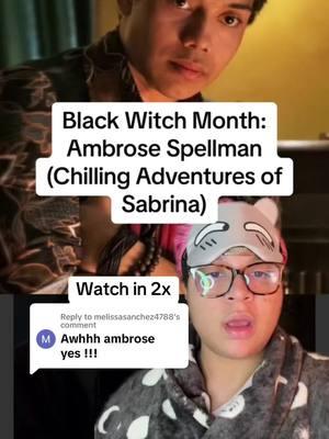 Replying to @melissasanchez4788 Ambrose Spellman was the kind and alluring cousin of Sabrina Spellman!  Sabrina #caos #sabrinatheteenagewitch #sabrina #melissajoanhart #tatigabrielle #prudenceblackwood #weirdsisters #ambrosespellman #chanceperdomo #thechillingadventuresofsabrina #archiecomics #riverdale #kiernanshipka #sabrinaspellman #witch #witches #witchcraft @Netflix 