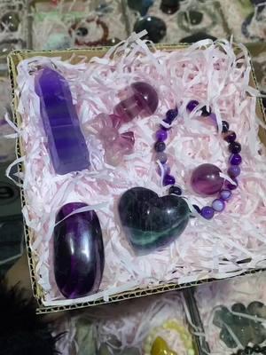 48 crystal sets for $20 each, which one do you like? 💖🔮 #crystals #crystalshop #tiktokshopping #TikTokShop #crystalshopping #crystaltowers #crystalcarving #crystalsphere #crystalhealing 