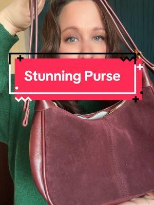 As someone who usually carries a GIANT bag everywhere, I am trying to accessorize with something smaller… #purse #luxury #suedepurse #shoulderbag #burgundy #acccessory #accessories #newpurse #TikTokShop #fyp 