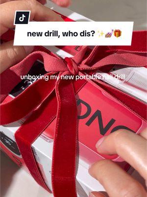 new drill, who dis? ✨ with a compact and portable design, nailing every angle is made possible. this ASMR video is nothing short of soothing 🤩 DND Portable Nail Drill is available in 4 stylish colors. @nenapleasenails unboxes color: RED.  Click the link in our bio to shop.  #dndgel #dndgelpolish #naildrill #asmrvideo #unboxing #nails 