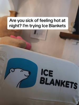 I love my @Ice Blankets and the best way to describe it is like the cool side of the pillow. Hormone shifts can make you hot and uncomfortable. This blanket is breathable, wicks away moisture and helps you regulate the temperature. I love it. #iceblanket #hotflashes #coolingblanket #hormones 