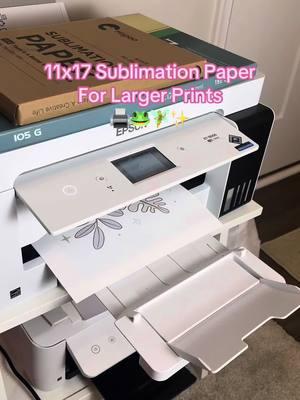 Print bigger ✨ #sublimationprinting #sublimationpaper #TikTokShop #sublimationsupplies 