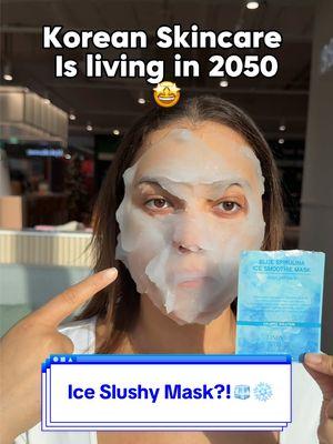 This is what we meant by Kbeauty is living 2 steps ahead!❄️🧊🥶#kbeauty #modelingmask #koreanskincare #cooling #skincareeroutine #lindsay 