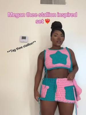 Y’all let this flop the first time!!! If this video comes across your FYP TAG @Megan Thee Stallion   MEGAN THEE STALLION | MAMUSHI  Www.kalicekrochet.com  #crochet #fashion #handmade #crochettiktok #crochetersoftiktok #crochettok #fyp #like #viral #comment #blowup #makethisviral #crochetfashion #cutefit #BlackTikTok #blackgirlmagic #blacktiktokcommunity #crochetoutfit #luxurycrochet #fashiondesigner #crochetartist  #viralvideo #viraltiktok #trending #trend #makemefamous #crochetersoftiktok #crocheters #youtuber #contentcreator #crochettutorial #megantheestallion #theestallion #mamushi 