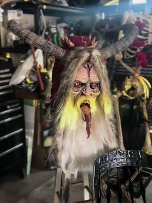 #krampus #december #costume #scary #mask #artist #fabrication 