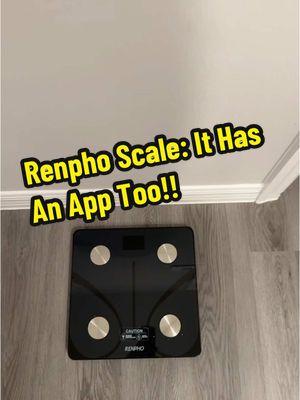 Did you know there’s a scale that has an app! Not only can you go ahead and track your weight but you can check things such as you are protein intake and even your bone mass! Check out the scale. #renpho #renphoscale #scale #TikTokShop  