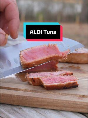 ALDI Ahi Tuna? #seafood #tuna #ALDI 