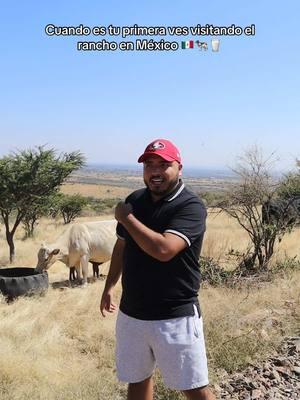 Cuando es tu primera vez visitando el rancho en México 🇲🇽🐄🥛 #latinos #rancho #vaca #comedia 