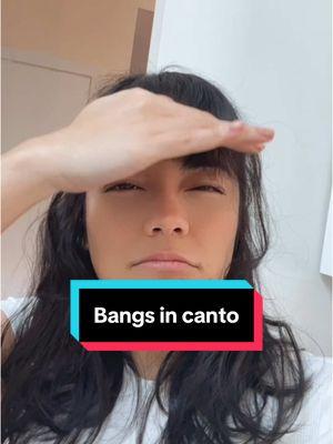 The bangs are back 😳 齊陰返咗嚟  齊陰 cai4 jam1 - straight bangs 斜陰 ce4 jam1 - side bangs 陰影 jam1 jing2 - shadow/trauma #cantonese #bilingual #cantonesetiktok 