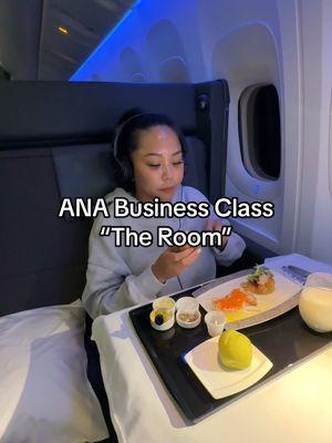 best #businessclass seat I’ve been on so far! @All Nippon Airways #TheRoom #ANA #japan 