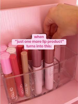 This is what “just one more” looks like 😂💗🙌 Anyone else can’t get enough lip products?  Comment a “🙋‍♀️” if you can relate! #lipproducts #lippies #relatable #favoritelippies #lipaddict #shareable 