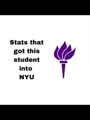 Stats that got me into NYU! 🎓 Link in bio to score your college app & essays and get accepted into your dream school 🚀 Comment what college you want to see next 🤗 #college #collegeacceptance #collegestats #collegeresults #collegedecision #nyu #newyorkuniversity 