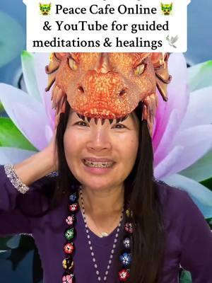 Subscribe to StrongerTogetherX YouTube & join Peace Cafe Zooms for guided meditations & healings 🥰🐲🕊️ #guidedmeditation #healings #wisdom #spirituality #awakenedsouls #chosenones #dragonhealer #strongertogetherx #lotuslove888 