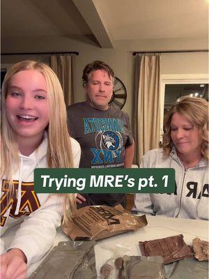 Go to the next video to see my parents try & compare it to back in their day! 🇺🇸 #unitedstates #usa #army #mre #mrereview #mrefood #armyfood #military #militaryfood #food #armytok #navy #marines #airforce #militarytok #mealsreadytoeat 