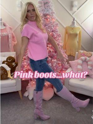 I sized up 1/2 (I like my thick socks 🧦, k?) #pinkboots #pinkbootssociety 