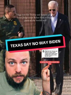 Replying to @True Crime Patrick Huge win for Trump and America when Texas Judge stops Biden from selling the parts of the border wall. #trump #america #biden #wall #texas Follow the Backup: @True Crime Patrick  #breakingnews #breaking #news #update #truecrime #greenscreenvideo #greenscreen 