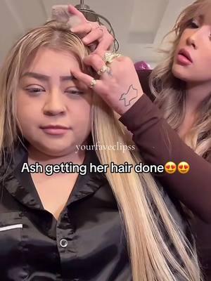 okay those inches😍 #ash #ashtheinmatehopper #trevino #fyp #fypシ゚viral #ashtrevinodrama #hairtok #hairextensions #newhair #clip 