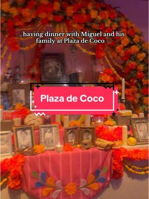 It was absolutely amazing to see this beautiful movie come to life!  #coco #miguel #unpocoloco #disneytreasure #disneycruiseline #dcl #dinner 