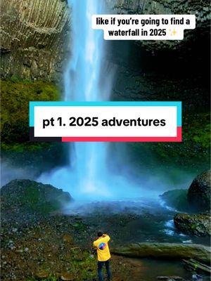 Pt. 1 - 2025 is around the corner, where are headed and what will you see?!  #waterfall #waterfalls #waterfallsoftiktok #oregon #travel #roadtrip #roadtrippin #explore #outside #traveltok #traveltiktok #travellife #traveltips #adventure #outdoorlife #