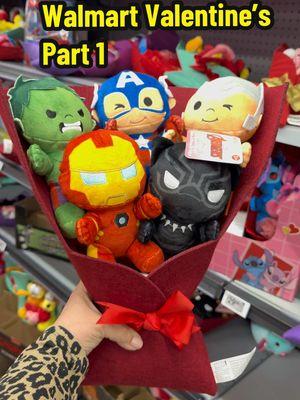 Walmart Valentine’s Part 1 @Walmart  Which one is your favorite???? 😃🤗😍 #walmart #valentines #plushies #bouquet #starwars #marvel #disney #peanuts #stitch #garfield #carebears #nbc #sonic #beetlejuice #spiderman 