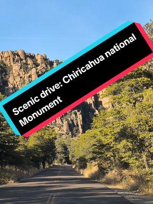 scenic drive through the Chiricahua national Monument #arizona #chiricahua #nps #hikes #drives #Outdoors #az #travel #roadtrips #adventures 