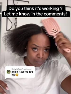 Replying to @karie 😳😱😮😬 #HairGrowthOil #HairGrowthJourney #HairGrowthResults #2WeekUpdate #BlackGirlTikTok #themaneattraction #NaturalHairJourney #HairGrowth #HairGrowthUpdate #tiktokshopcreatorpicks #ttsbeautybesties