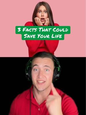 3 Facts That Could Save Your Life 😳 #savelife #facts #survival #tips #survivaltips 