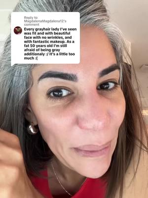 Replying to @MagdalenaMagdalena12 #grayhairjourney #women #grayhair #silverhairjourney #empowerment #grayhairtransformation #silverhair #selflove #amorpropio #size #pro #hairtok #grayhairgrowout #hair #silversisters #paradigmshift 