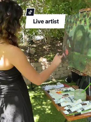 Turn your best wedding moment into a masterpiece! Book a live artist to capture the magic in real-time. #WeddingInspo #LiveWeddingArt #2025bride #2025wedding #gardenpartywedding #ceremonydetails ##uniqueceremonyideas 