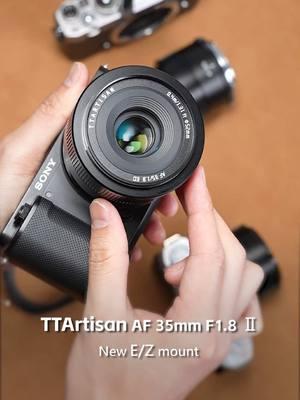 TTArtisan APS-C AF 35mm f1.8 II for E/Z mounts release💥 #ttartisan #nikon #sonyalpha #nikoncreators #photographer 