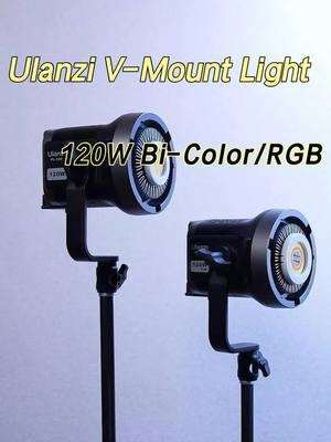 💡120W V-mount lights, RGB or bi-color? Pick your glow and light up your creativity! 🎥✨ #ulanzi #ulanzilight #litwithulanzi #vmountlight #rgblights #bicolorlight #coblight #contentcreator #photography