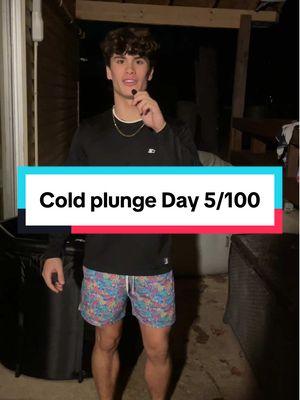 Busy day sorry yall (day 5) #fyp #coldplungechallenge #icebath #viral #day5 #challenge 