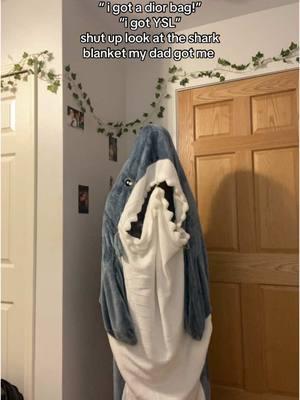 best gift of all time #shark #autisticadult #sharkblanket #marinebiology #fixation #christmas #xmas2024 #sharkweek 