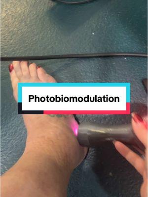 Yes, I am my own doctor. Class IV laser therapy #lasertherapy #photobiomodulation #vetmed 