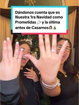 1ra Navidad Engaged 💍🎄#navidad #fiance #engaged #comprometidos #bride #bridetok #bridalera #2025bride #besties #primas #latinasenusa #girlssupportgirls #girlies #weddingday #teamwork #bootcampuntalfredo 