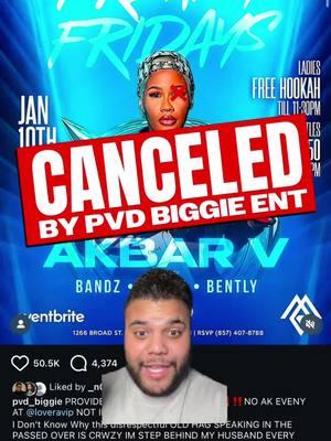 Biggie gets Akbar V’s event CANCELLED 😂 #biggie #pvdbiggie #akbarv #theofficialangelt 